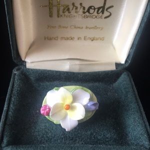 Harrods bone China pin